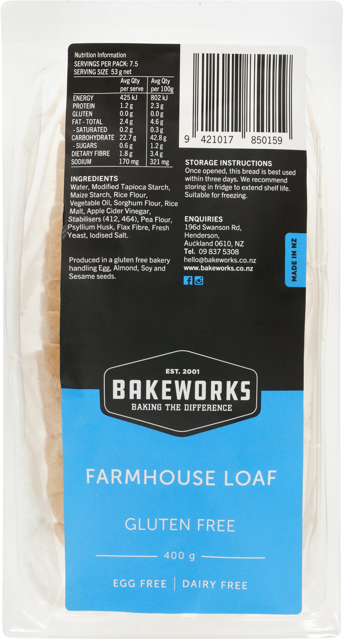 Farmhouse Loaf 400g