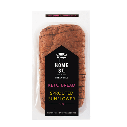 Home St. Sprouted Sunflower Keto Bread 430g