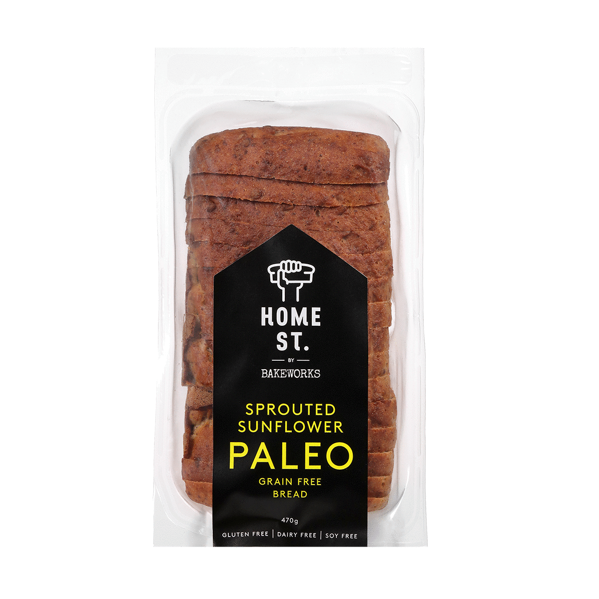 Home St. Sprouted Sunflower Paleo Bread 470g