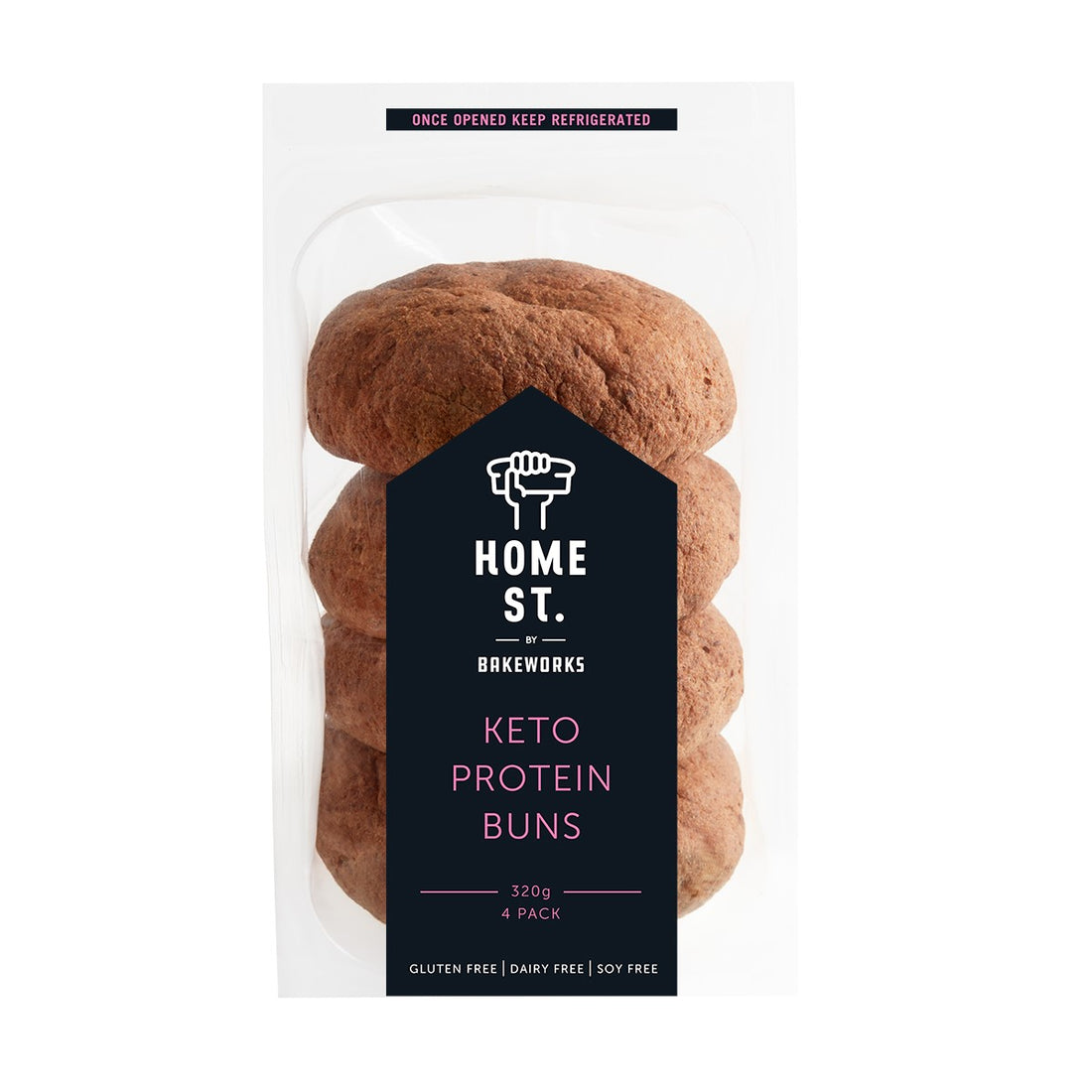 Home St. Keto Protein Buns 4 Pack 320g